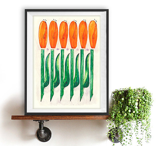 Tulipany A3 Malgorzata Domanska