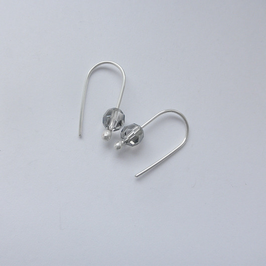 kolczyki z kamieniami Kolczyki OKRĄG