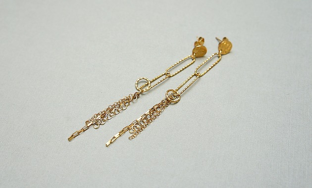 kolczyki pozłacane Kolczyki pozłacane Alloys Collection  Chain vol. 4