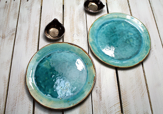 talerze blue - 2 sztuki  Studio Mini Forma