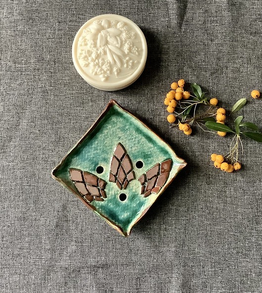 mydelniczki Mydelniczka  ceramiczna ręcznie robiona