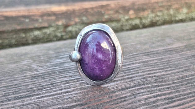 pierścionki - różne Fiolecik - pierścionek regulowany