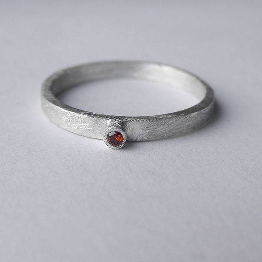 pierścionki srebrne Pierścionek OKRĄG