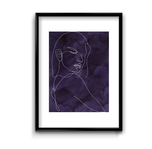plakaty Plakat Violet Woman No.2