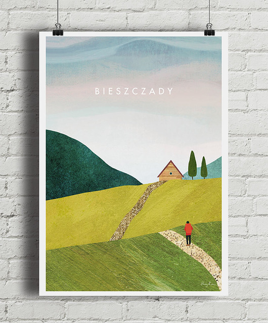 plakaty Plakat Bieszczady - na szlaku