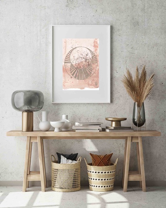 plakaty Plakat Oko  Sacred Geometry Złote Oko Trzecie oko