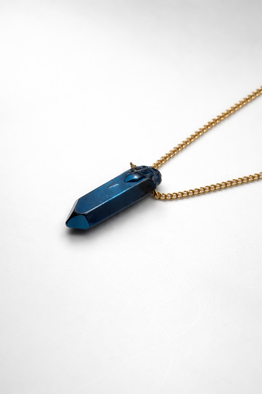 złote naszyjniki Naszyjnik Titanium Aura