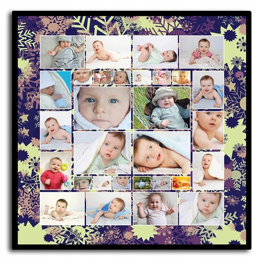 plakaty Plakat z 30 personalizowanymi zdjęciami wzory
