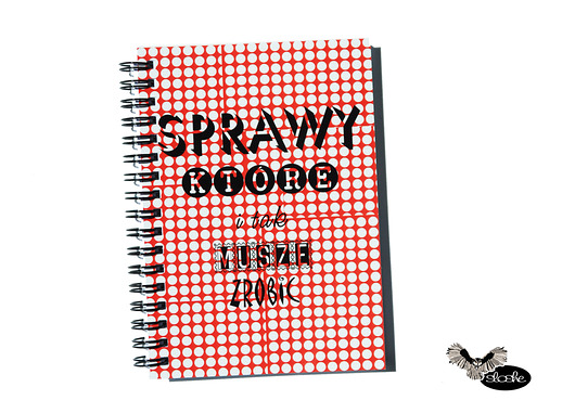 Sprawy, które i tak muszę zrobić, notatnik Sowia Aleja