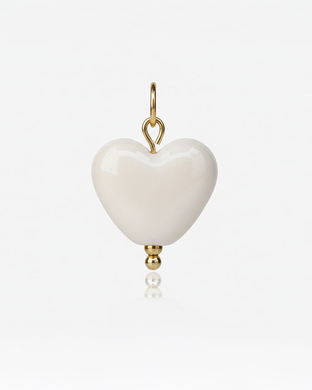 bransoletki - inne Białe serce