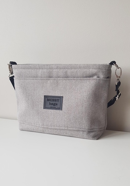 torby na ramię Torebka damska Crossbody Shallow S jasnoszara