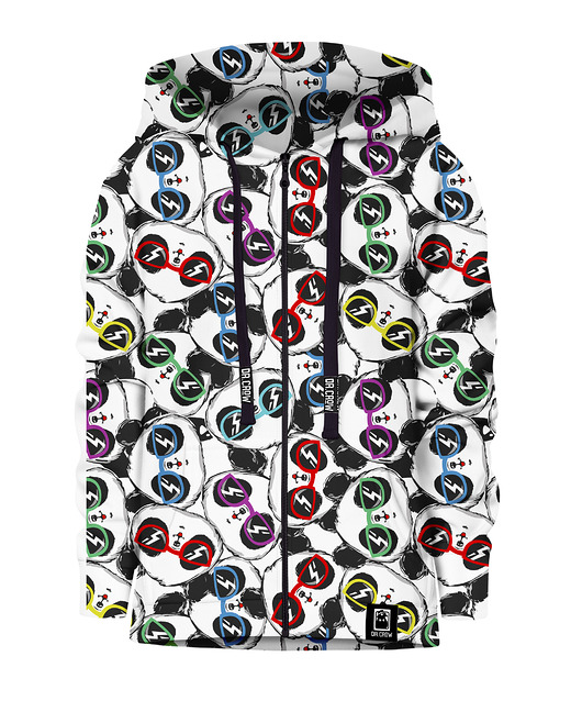 bluzy dla dziewczynki Bluza Zamek Dziewczynka DR.CROW Pandy