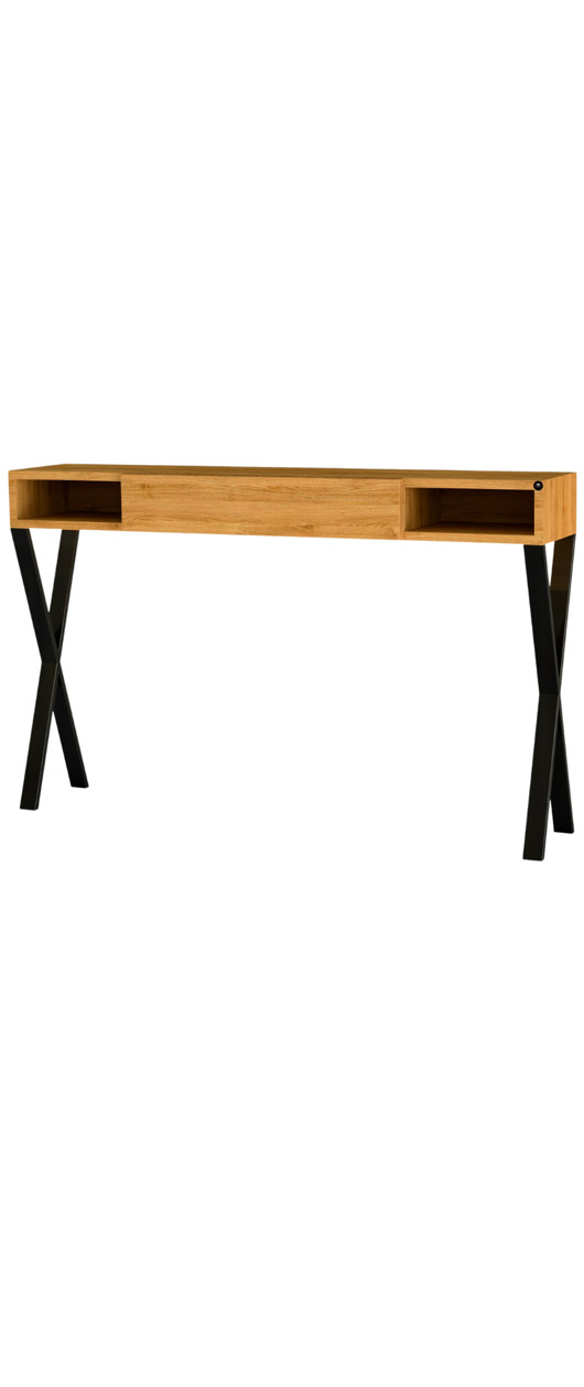 meble - inne Konsola Dębowa Loft Drewno Lite  140 cm  SKD-287