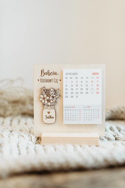 kalendarze i plannery Kalendarz na Dzień Babci/ prezent dla babci