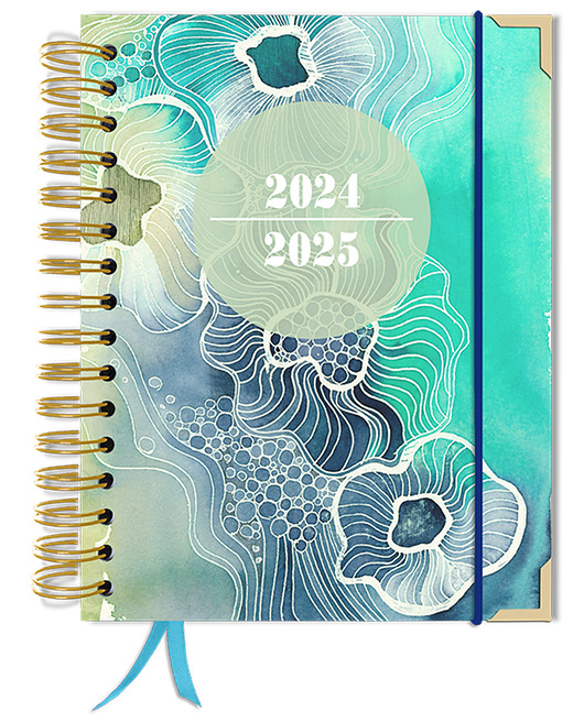 kalendarze i plannery Kalendarz terminarz 2024-2025 dzienny roczny A5+