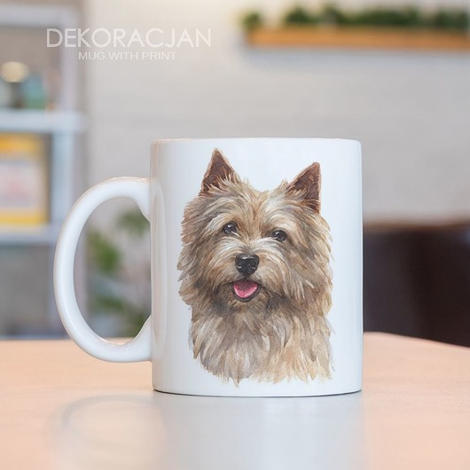 Kubek Z Nadrukiem Pies Norwich Terrier Dekoracjan