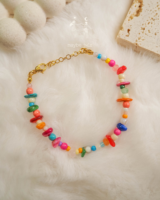 chokery Bransoletka z nieregularnych kamieni