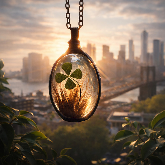 wisiory Naszyjnik Pamiątka, wisiorek z włosami