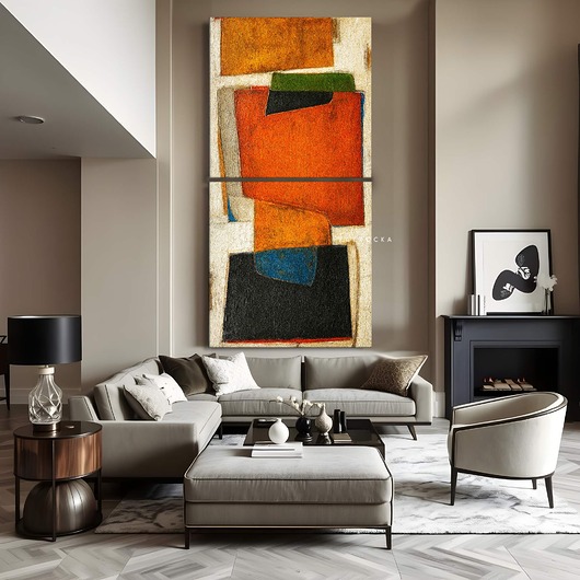 obrazy Bardzo Duży Obraz do 120x240cm Abstrakcja wielkoformatowa