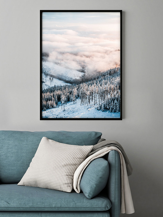 Plakat Góry zimą 2 COLORMINT