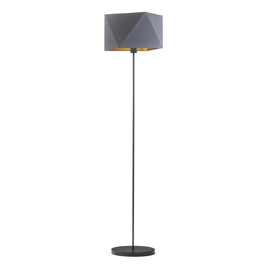 Lampa podłogowa z abażurem FIDŻI GOLD LYSNE