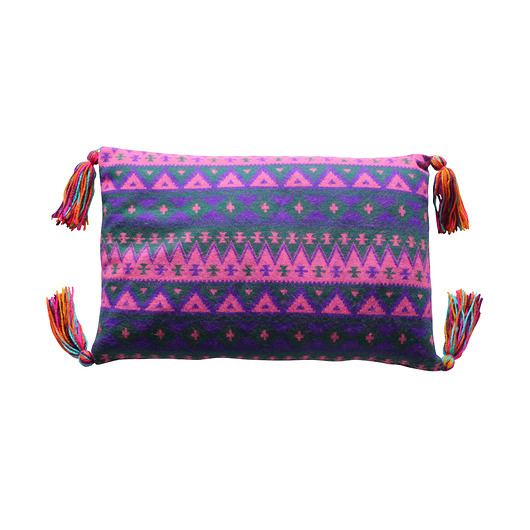 Poduszka etno z łuską gryki 45x30 cm Yogamata
