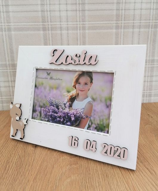 pokój dziecka - różne Ramka z imieniem - Sarenka- Rm56
