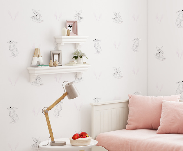 Tapeta dziecięca Króliki ( Rabbits ) Humpty Dumpty Room Decoration