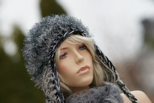 Czapka  pilotka Foxi Gray HERBE DESIGN