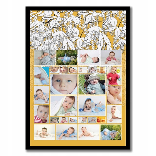 plakaty Plakat 30 personalizowanych zdjęć, wiele wzorów