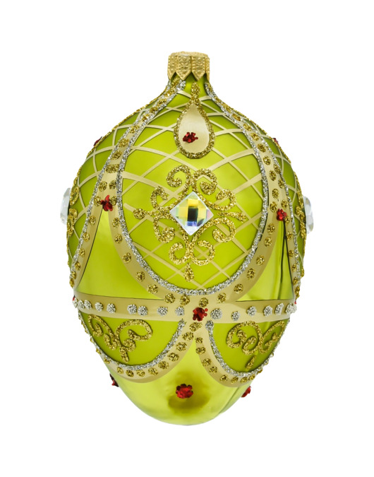 ozdoby choinkowe Bombka choinkowa: Ekskluzywne jajo Faberge: jasnozielony
