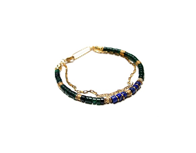 bransoletki z kamieni naturalnych Lush meadow /jadeit, lapis lazuli/ 2.03.25  bransoletka - Szlachetna kolekcja