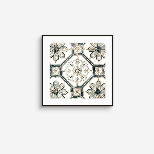 PLAKAT CENTURY 20x20cm, bez ramki Sun Patterns