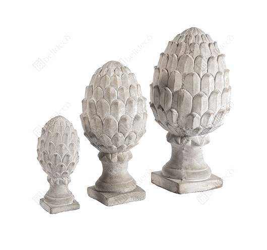 Figurka dekoracyjna Grigio Karczoch B, beton Home Design