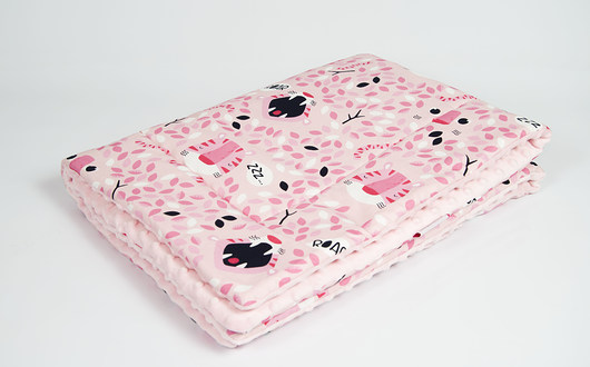 Mięciutki kocyk minky tygrys - 100x135 Minky and Cotton