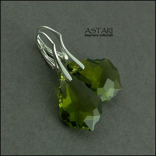 kryształ SWAROVSKI BAROQUE - OLIVINE Astari