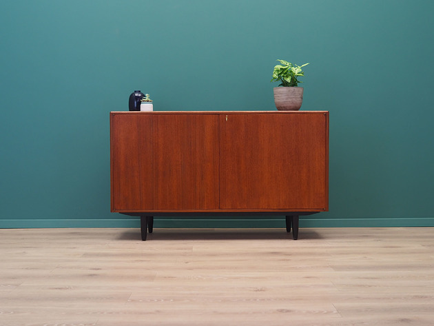 komody i szafki Szafka tekowa, skandynawski design, lata 60, Bertil Fridhagen, Bodafors