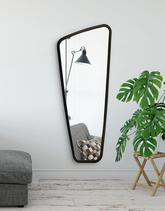 lustra stojące i wiszące Lustro VITRIS Black