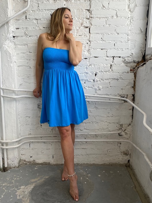 sukienki mini damskie Lizzy Dress Blue