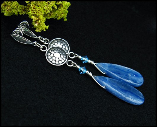LUXURY- Kyanit, kryształ Swarovski i Bali Little Dreamer