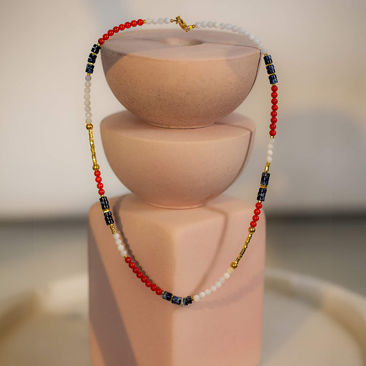 chokery Choker z kamieni naturalnych