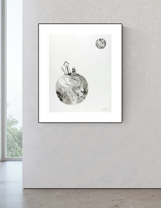 obrazy Grafika 40X50 cm wykonana ręcznie