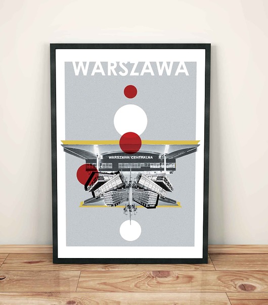 plakaty Plakat "Warszawa Centralna 2"