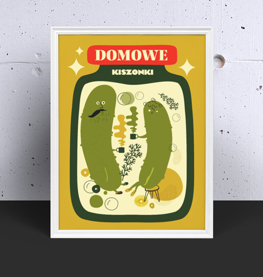 plakaty Plakat domowe korniszony