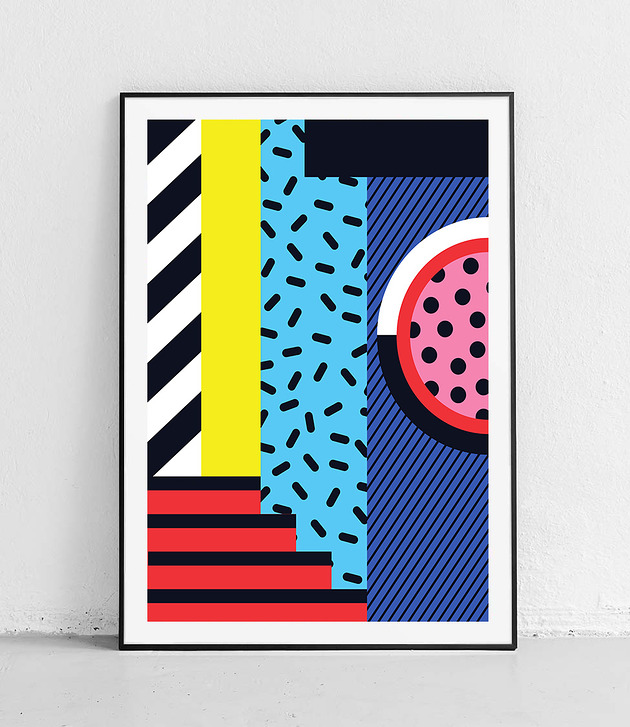 plakaty Plakat Styl retro i Bauhaus