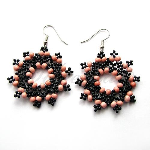 Gwiazdki - black&rose Silverka