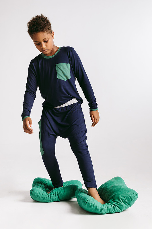 bielizna i piżamy dla dziewczynki Naturalna piżama dla dziecka na zimę i lato Neptuno