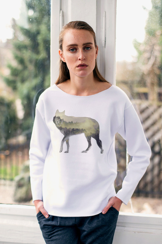 WOOD WOLF Bluza Oversize GAU great as You