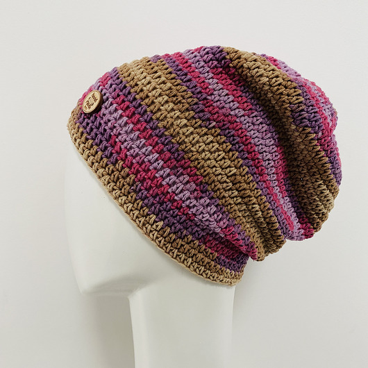 czapki damskie Czapka przejściowa cienka beanie smerf bawełna