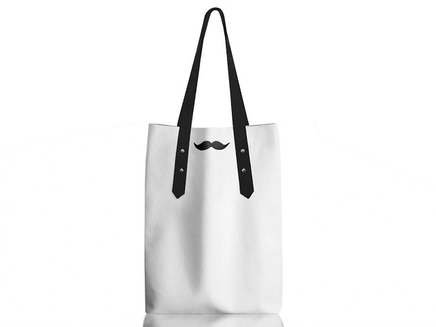 torby na ramię Skórzana torba na ramię mustache